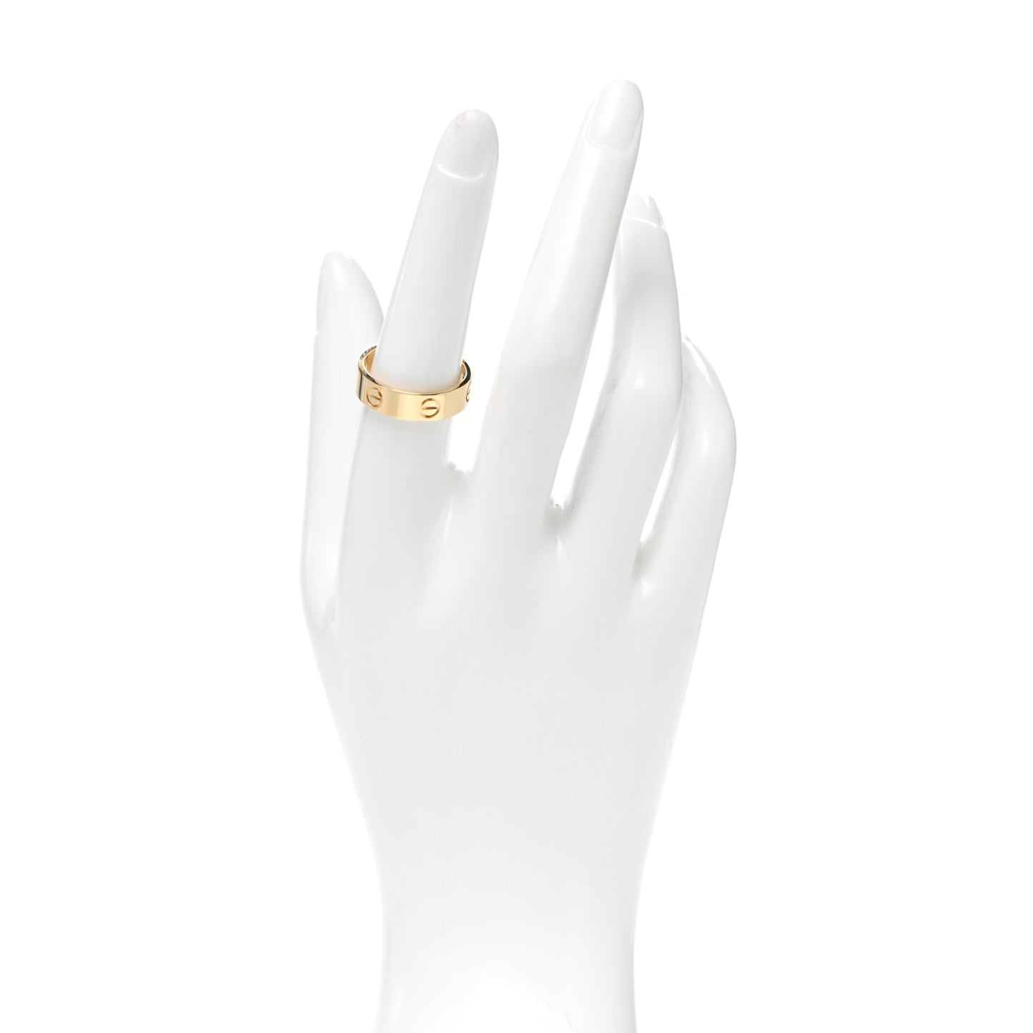 18K Yellow Gold 5.5mm LOVE Ring 56 7.5