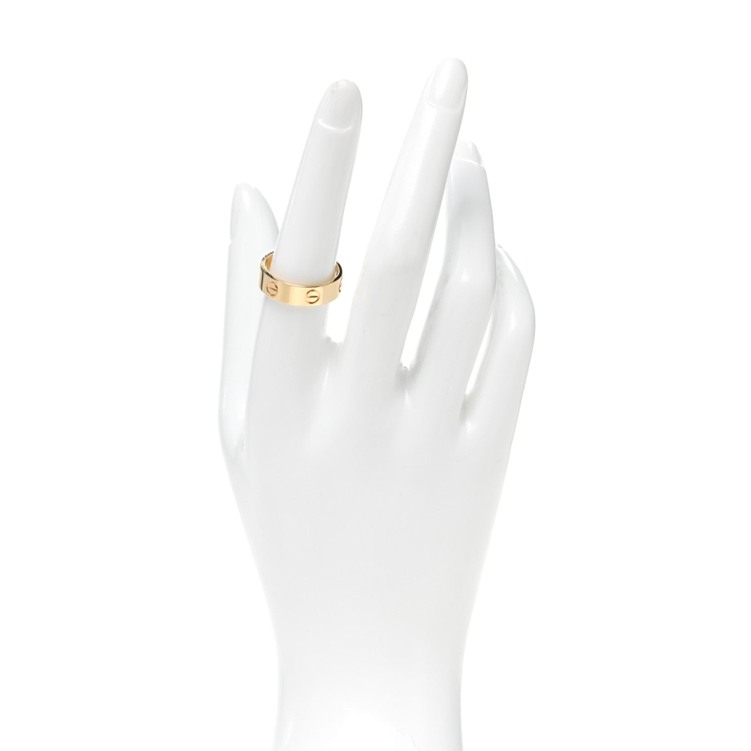 Cartier 18K Yellow Gold 5.5mm LOVE Ring 56 7.5 2 of 4