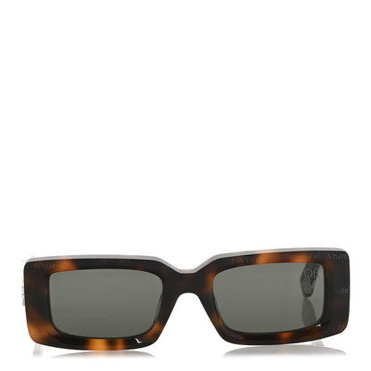 Off-White Acetate Arthur Square Sunglasses OW40004U Tortoise 2 of 7