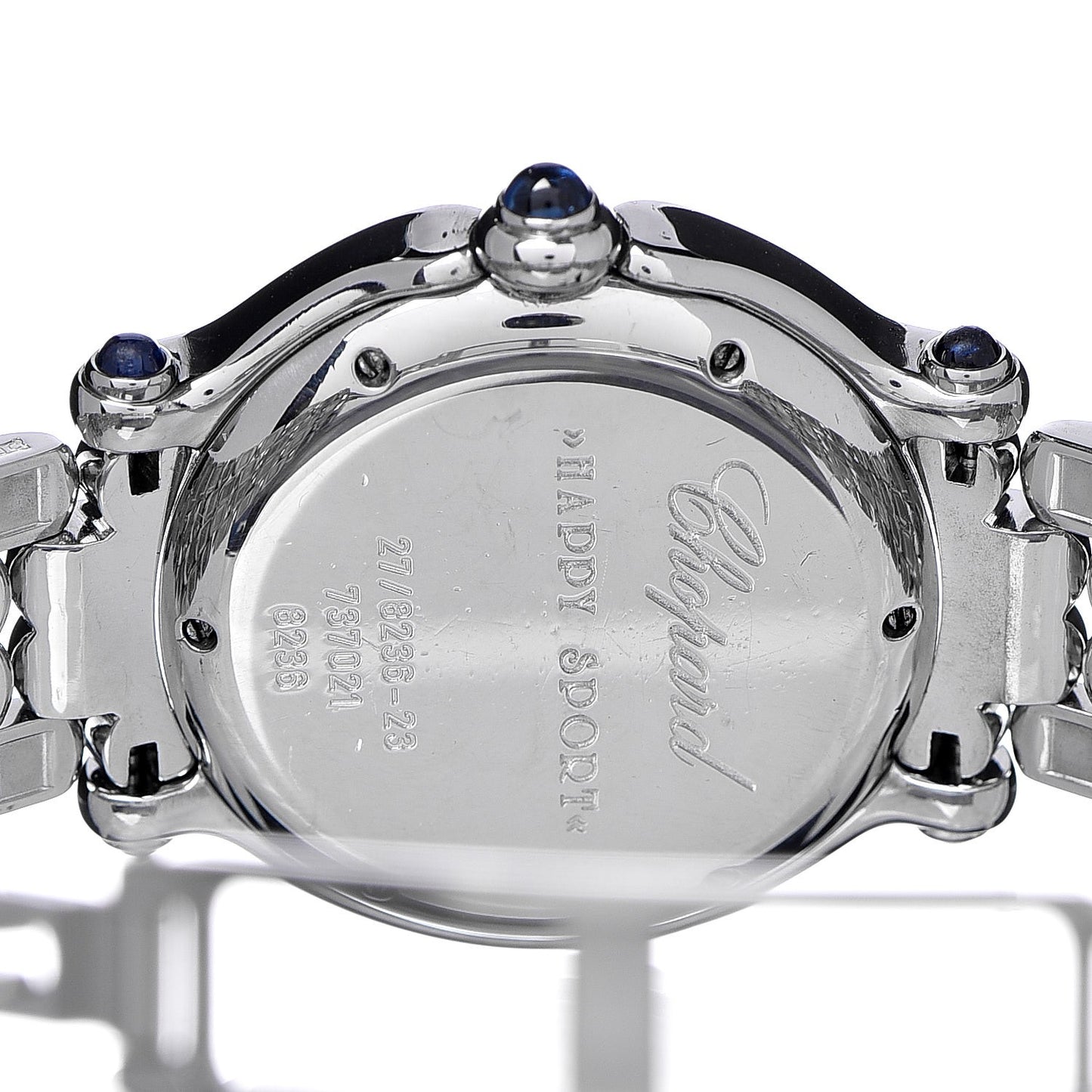 Stainless Steel 7 Diamond 32mm Happy Sport Quartz Watch