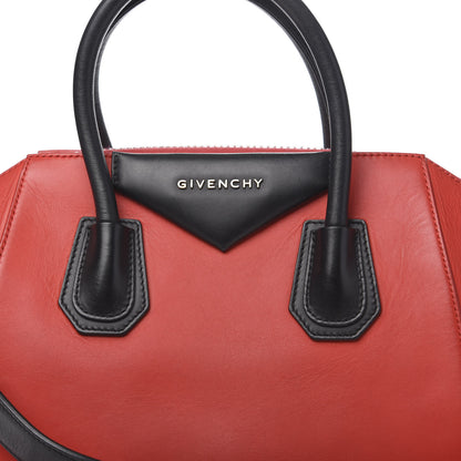 Givenchy Smooth Calfskin Small Bi-Color Antigona Red Black 15 of 15