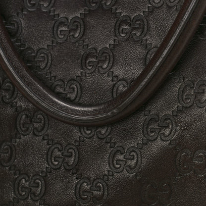 Gucci Guccissima Medium Sukey Tote Brown 10 of 12