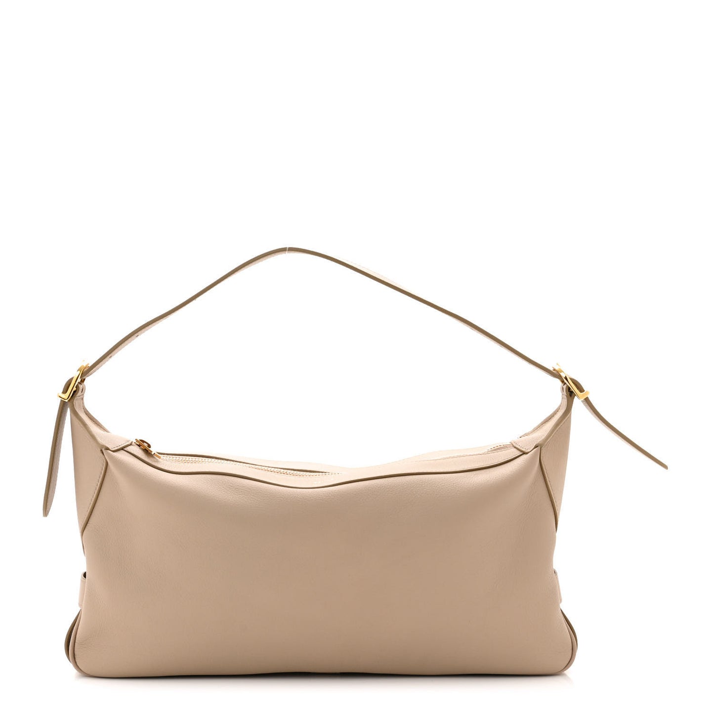 Supple Calfskin Medium Romy Shoulder Bag Safari