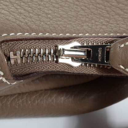 Hermes Taurillon Clemence Sac De Voyage Bolide 47 Etoupe 13 of 17