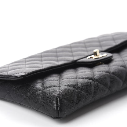 Chanel Caviar Quilted Flap Clutch Black 6 of 11