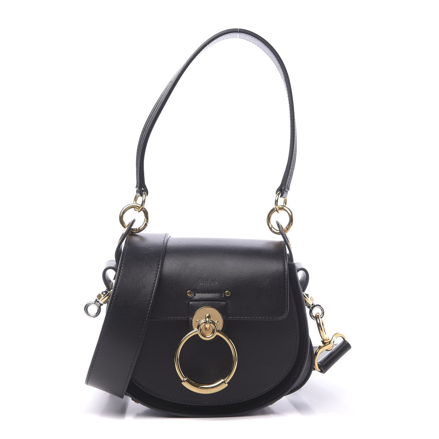 Calfskin Small Tess Bag Black