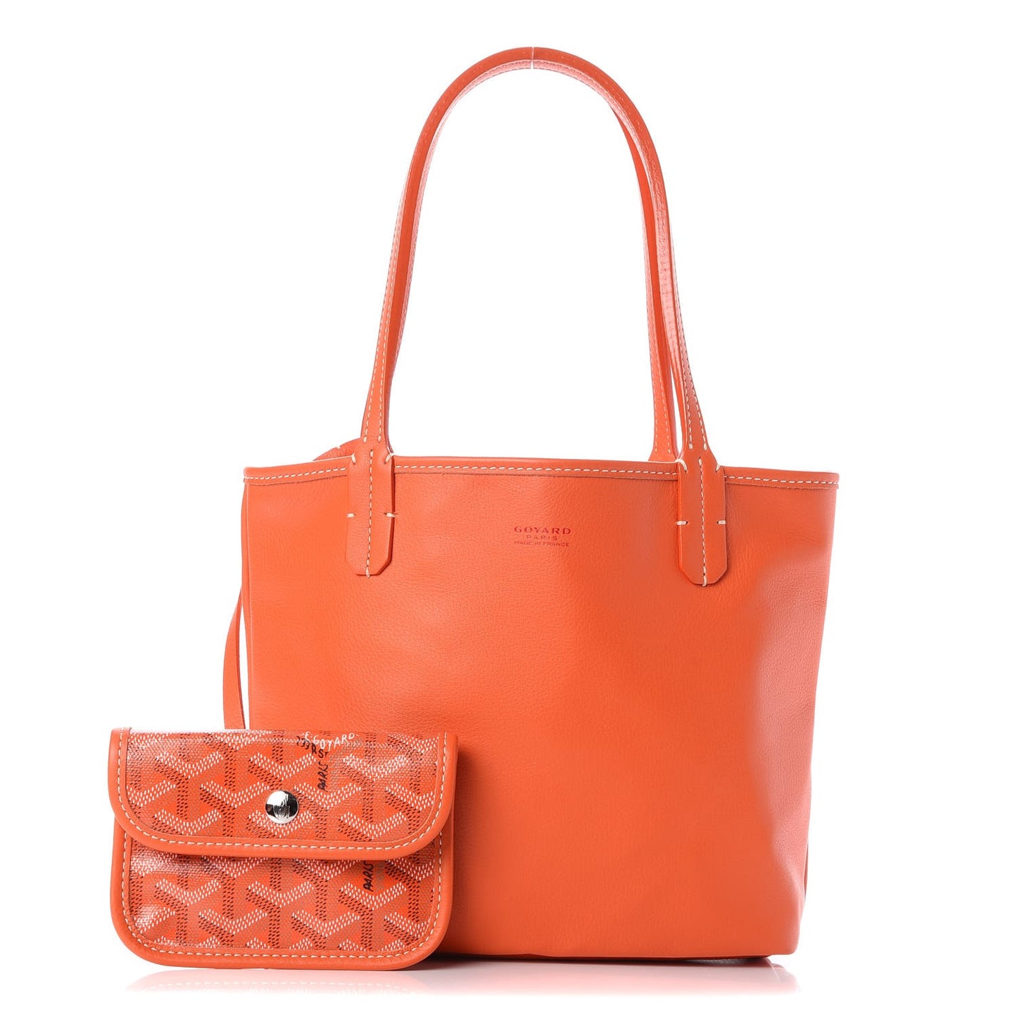 Goyardine Reversible Mini Anjou Orange