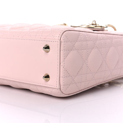 Christian Dior Lambskin Cannage Small My ABCDior Lady Dior Powder Pink 8 of 8