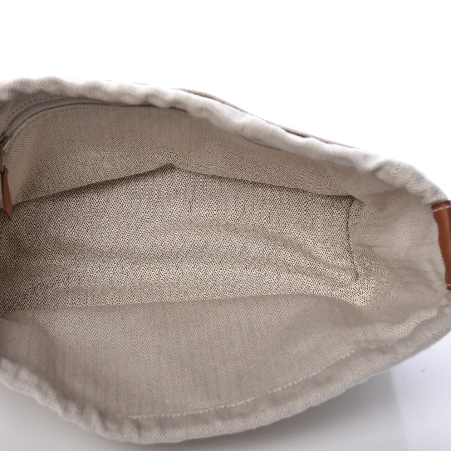 Canvas Barenia Fourbi 25 MM Pouch Naturel Fauve