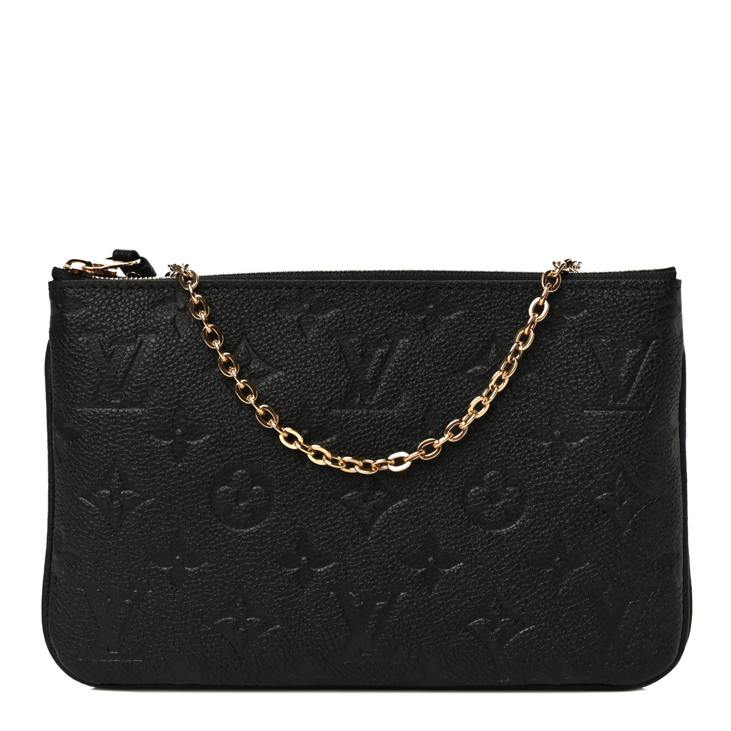 Empreinte Double Zip Pochette Black