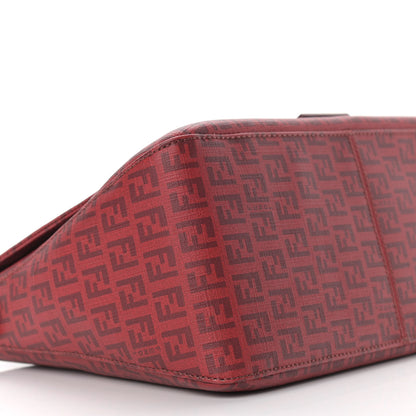Fendi Zucchino Spalmati Vitello Mama Baguette Bordeaux Rubino 7 of 9