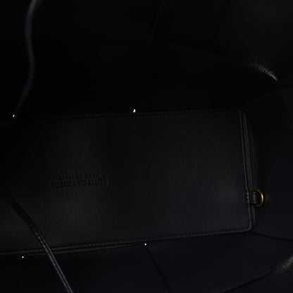 Bottega Veneta Nappa Maxi Intrecciato Small Arco Tote Navy 5 of 9