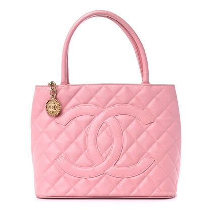 Chanel Caviar Quilted Medallion Tote Light Pink 1 of 17