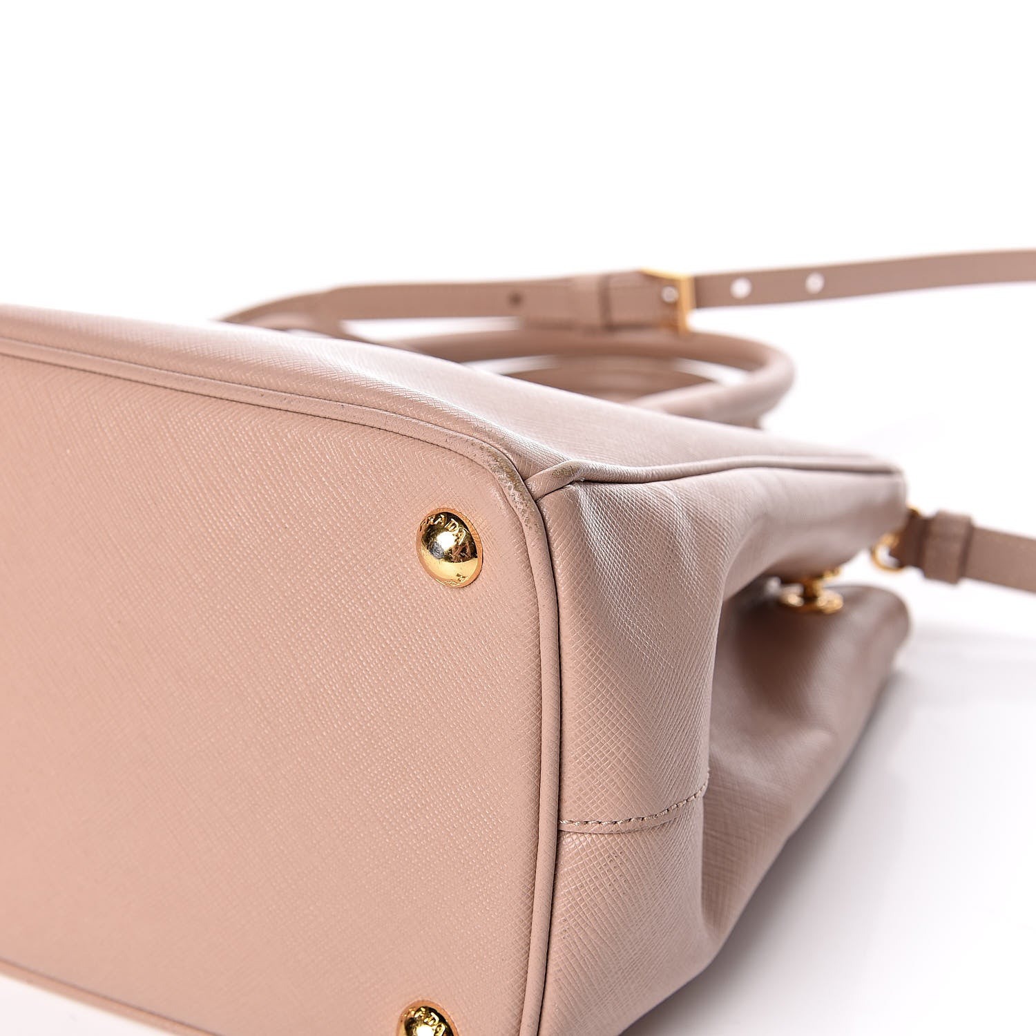 Prada Saffiano Small Galleria Double Zip Tote Cammeo 19 of 21