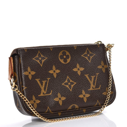 Louis Vuitton Monogram Complice Trunks and Bags Mini Pochette Accessories Beige 3 of 7