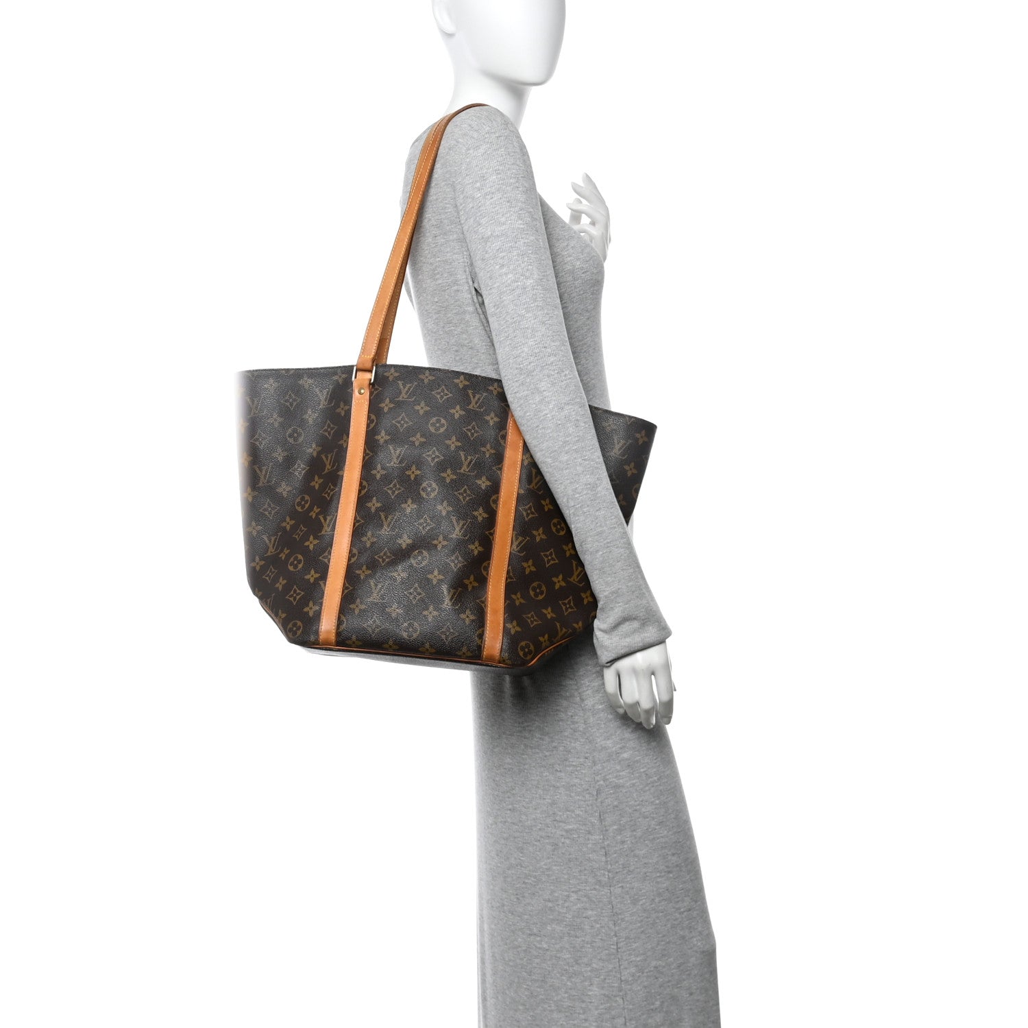 Louis Vuitton Monogram Sac Shopping Tote 2 of 14