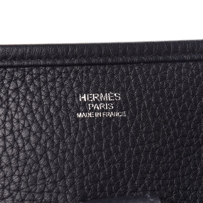 Hermes Taurillon Clemence Amazone Evelyne III GM Bleu Nuit 8 of 10
