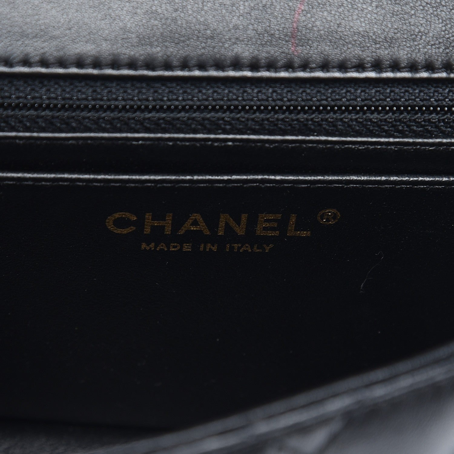 Chanel Lambskin Quilted Mini Square Flap Black 6 of 9