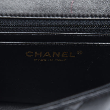 Chanel Lambskin Quilted Mini Square Flap Black 6 of 9