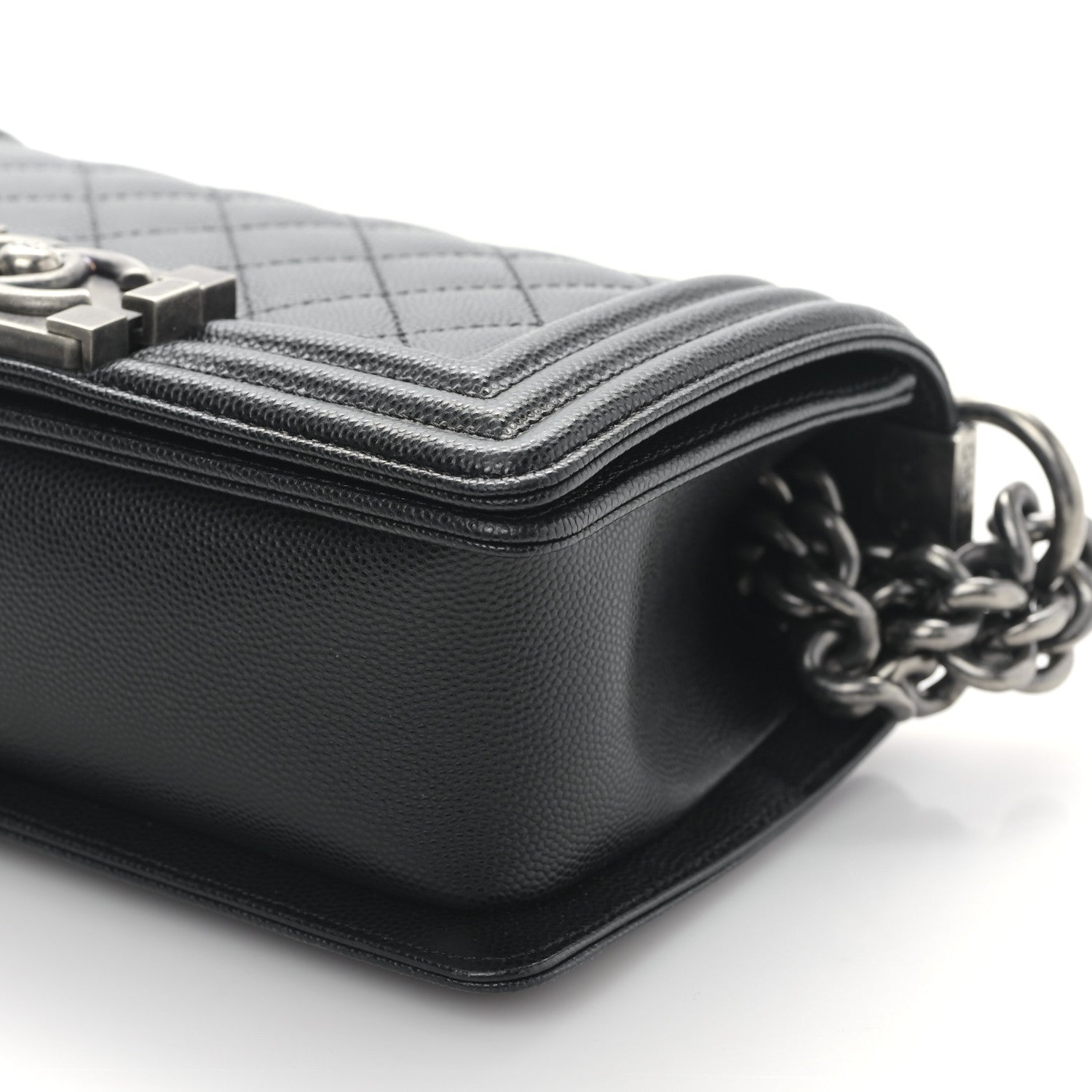 Chanel Caviar Quilted Small Boy Flap Black 9 of 9