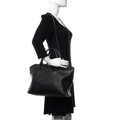 Burberry Heritage Grain Medium Dewsbury Tote Black 2 of 12