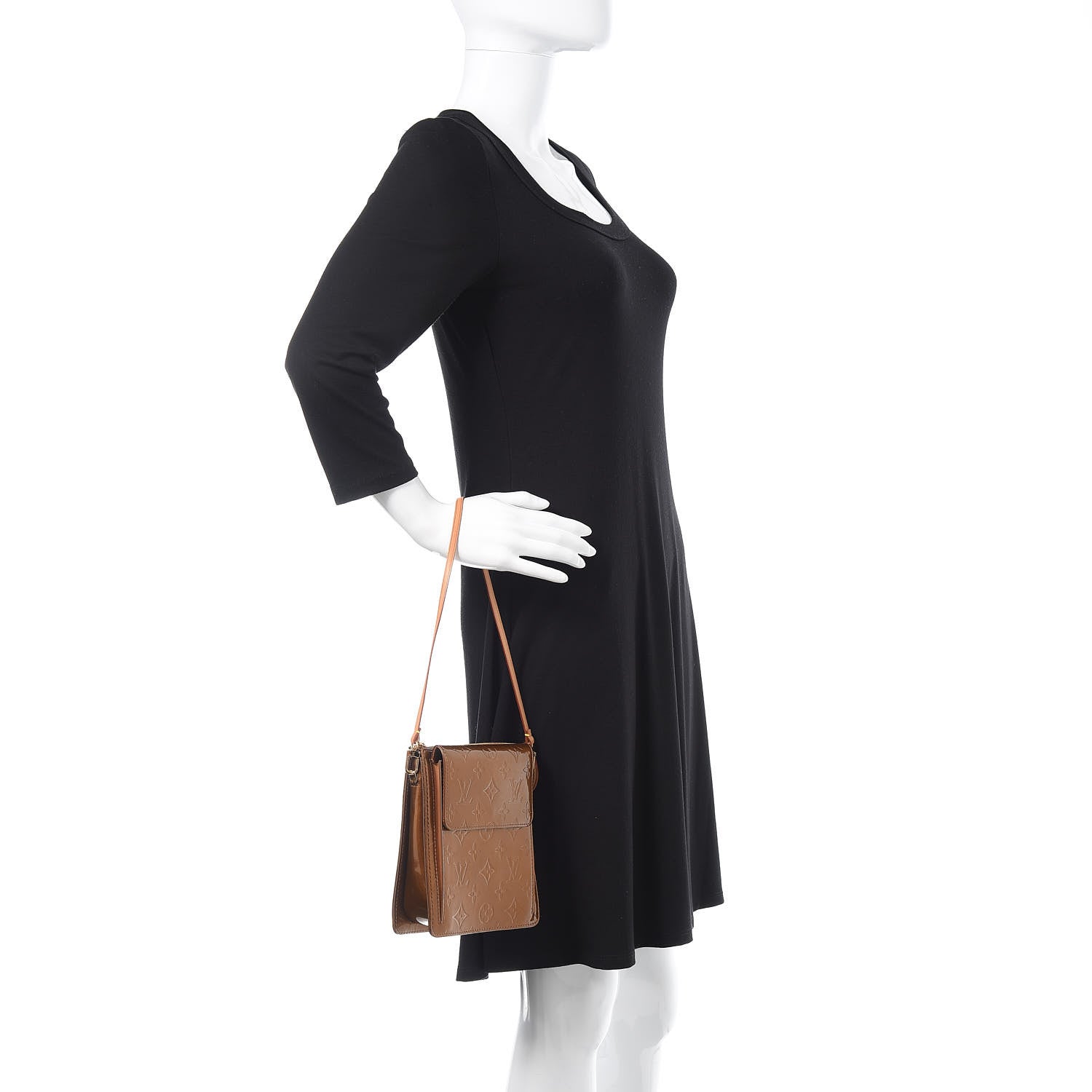 Louis Vuitton Vernis Mott Bronze 2 of 11