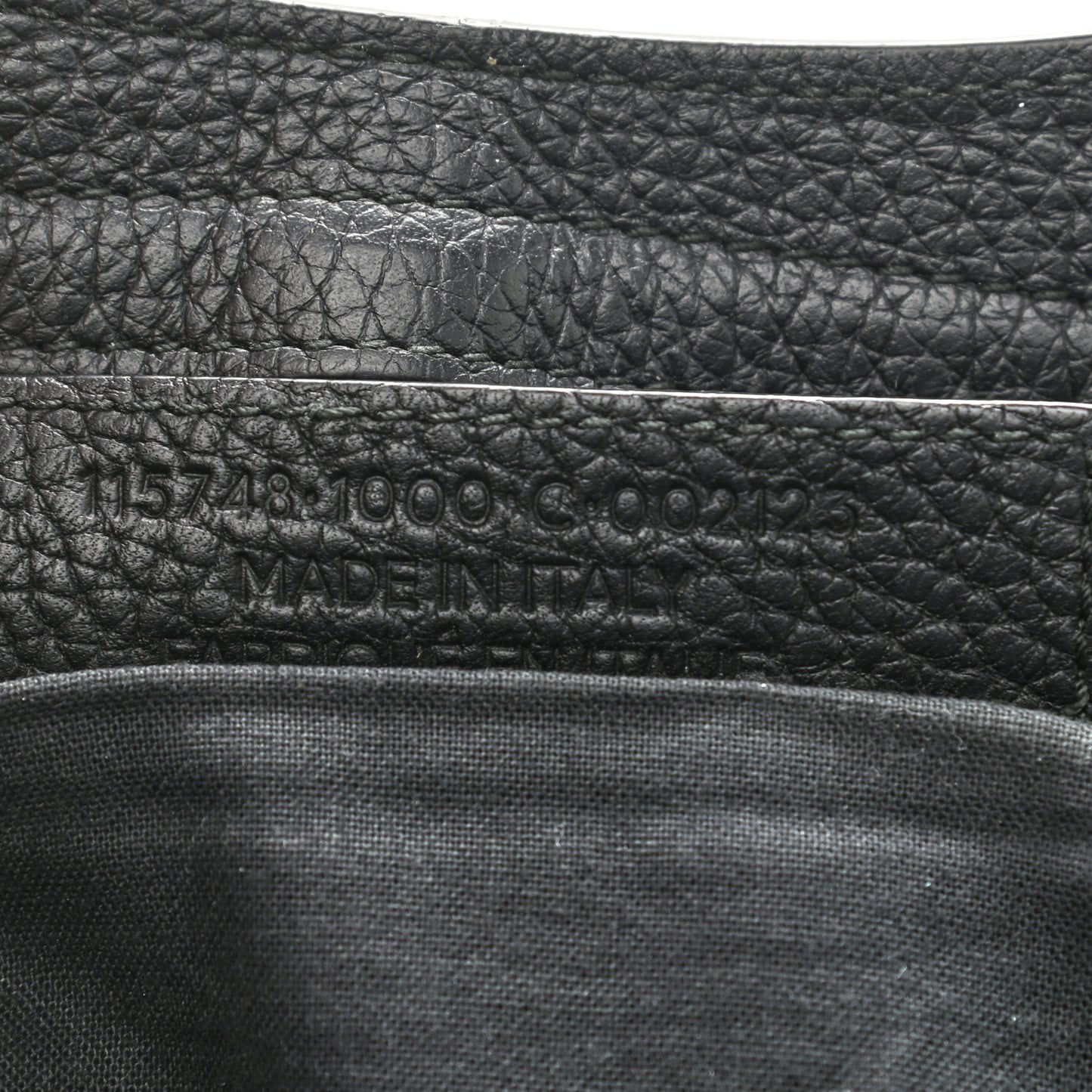 Vibrato Calfskin Classic Silver Hardware City Black