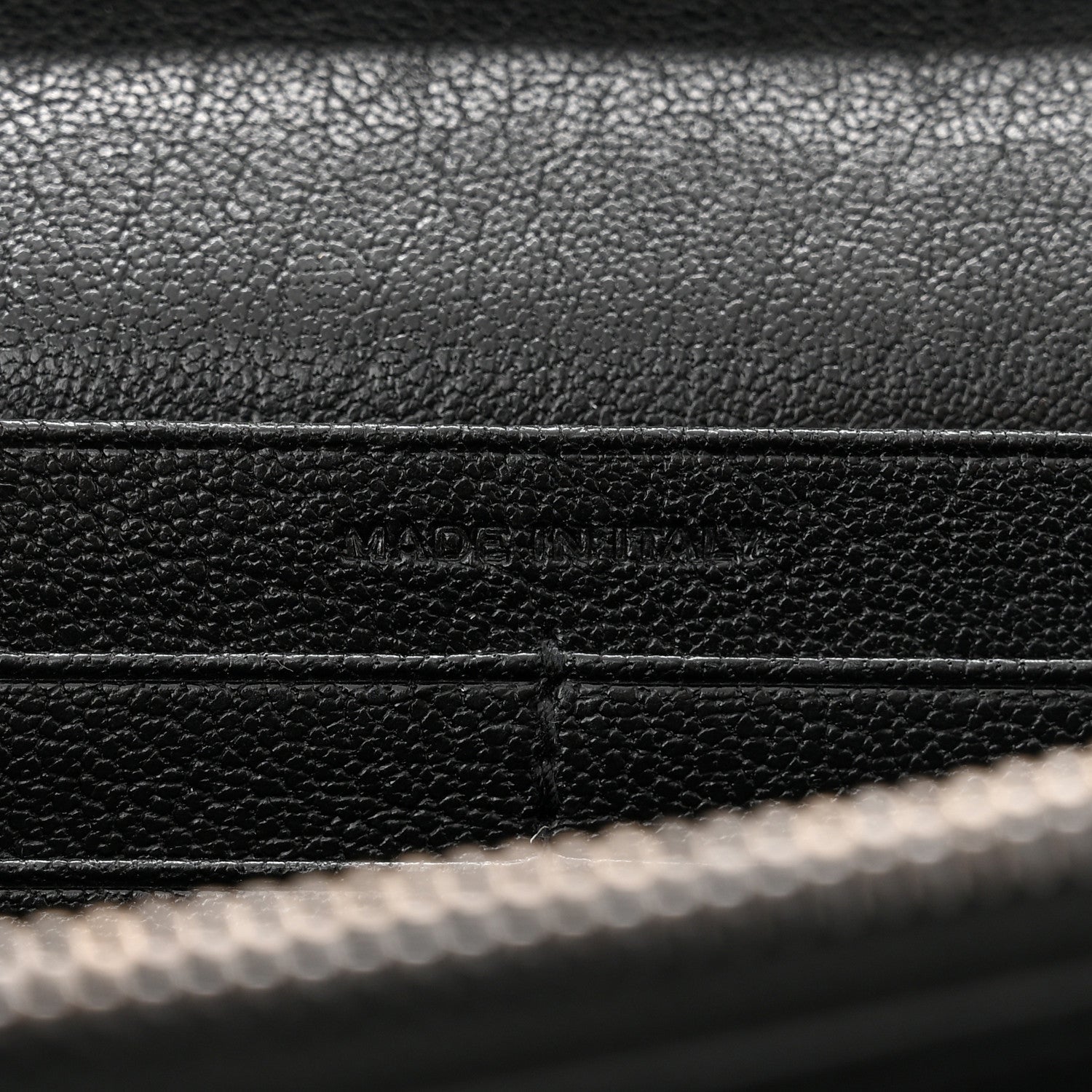 Saint Laurent Sheepskin Tri-Quilt Monogram Envelope Chain Wallet Black 7 of 10