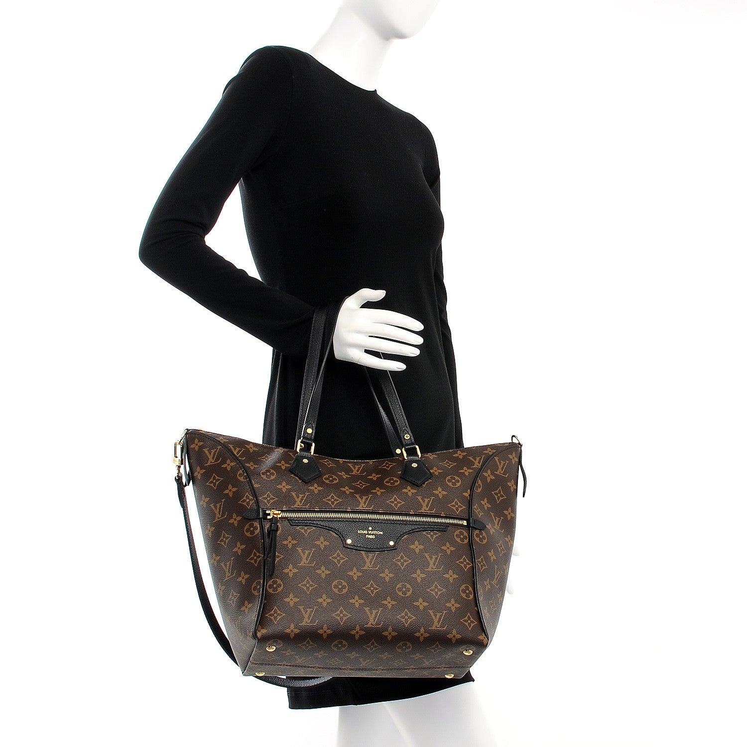 Louis Vuitton Monogram Tournelle MM Black 3 of 8