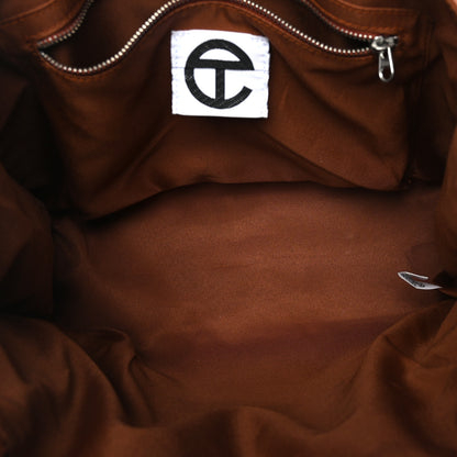 Telfar Vegan Leather Medium Shopping Bag Tan 5 of 9