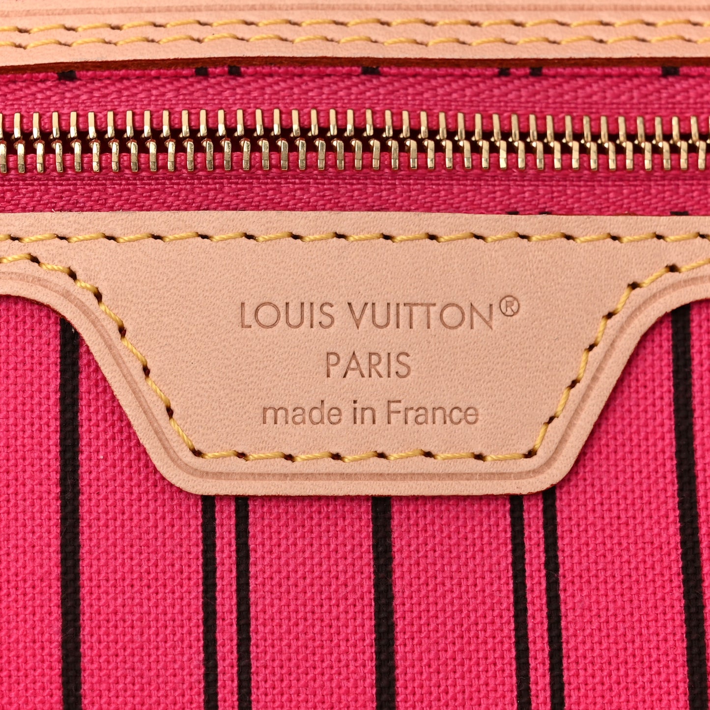 Monogram Inside Out Neverfull Bandouliere MM Rose Pondichery