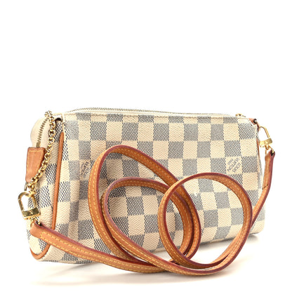 Louis Vuitton Damier Azur Eva Clutch 3 of 9