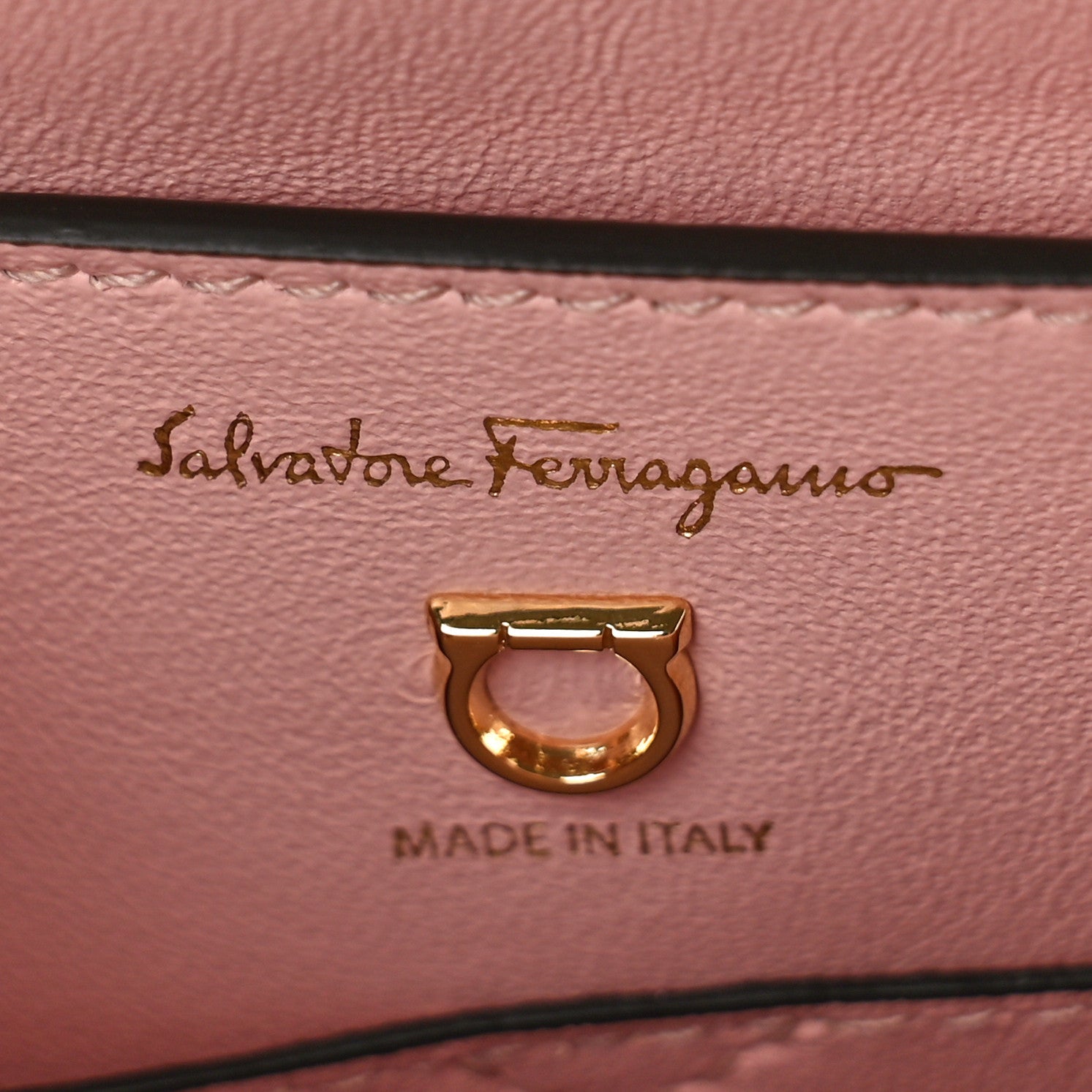 Salvatore Ferragamo Calfskin Plant Print Margot Top Handle Satchel New White 6 of 8
