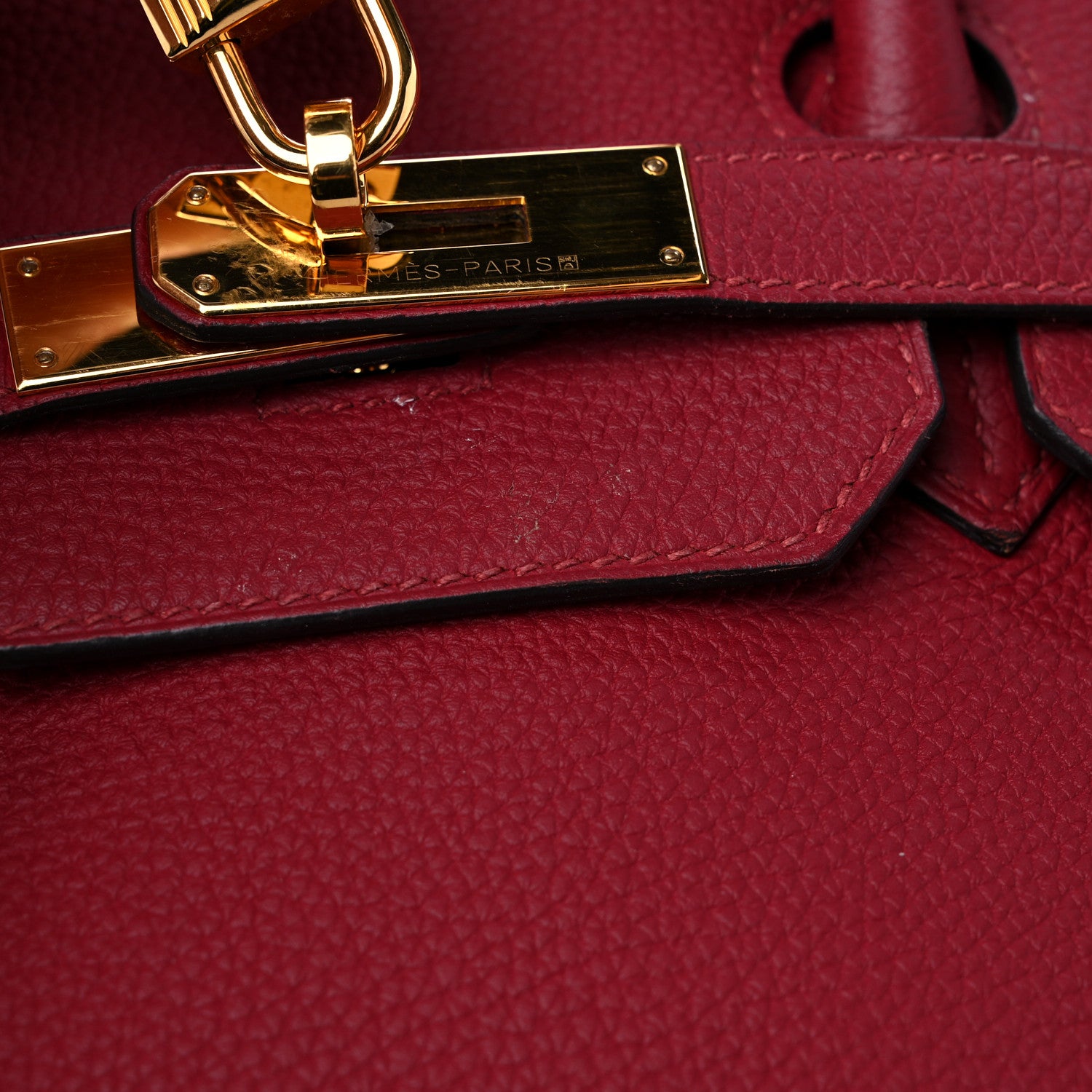 Hermes Togo Birkin 35 Rouge Grenat 16 of 20