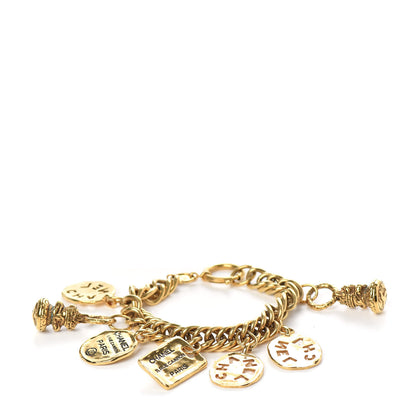 Chanel Metal Bijoux Charm Bracelet Gold 1 of 4