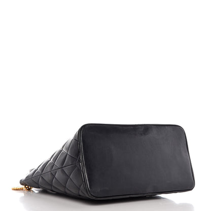 Chanel Lambskin Quilted Medallion Tote Black 4 of 14
