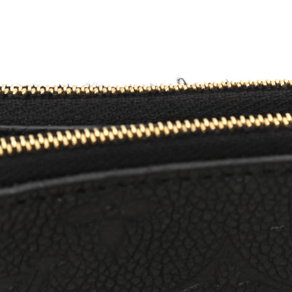 Louis Vuitton Empreinte Double Zip Pochette Black 11 of 12