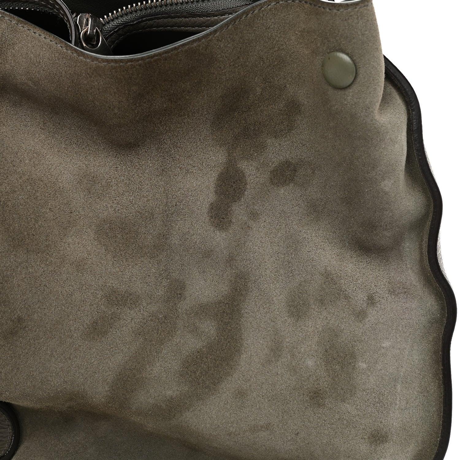 Celine Calfskin Suede Large Trapeze Grey 18 of 18