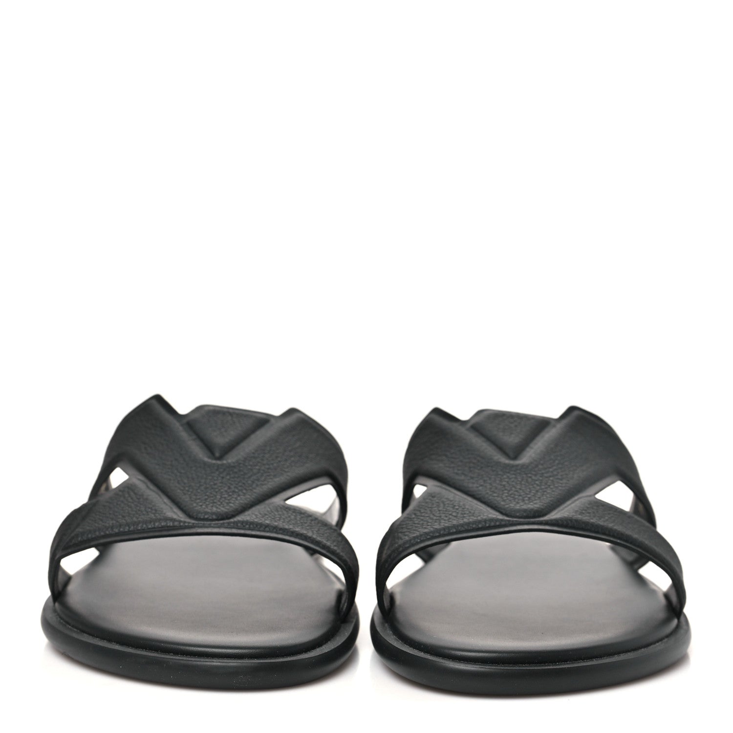 Louis Vuitton Taiga Mens LV Oasis Mules 11 Black 3 of 9