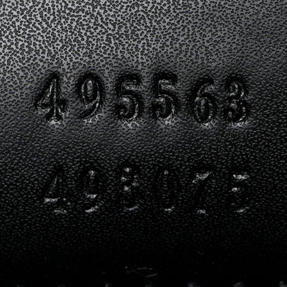 Gucci Soft GG Supreme Monogram Appia Calfskin Web Double Buckle Backpack Black 7 of 15