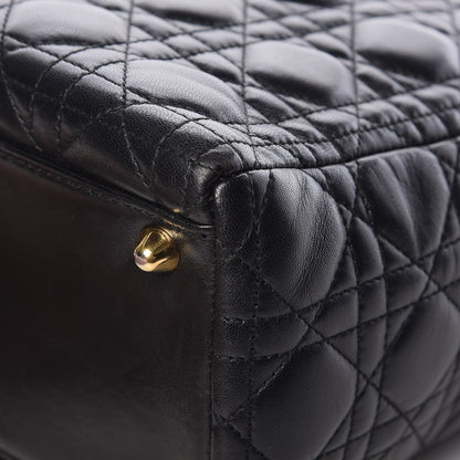 Christian Dior Lambskin Cannage Large Lady Dior Black 18 of 18