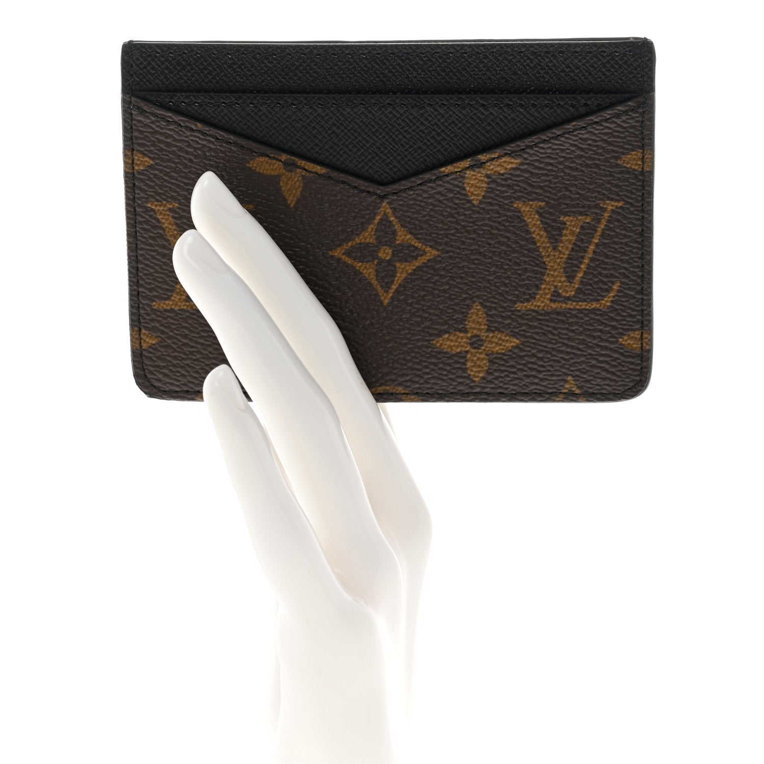 Louis Vuitton Monogram Macassar Neo Porte-Cartes Card Holder 2 of 9