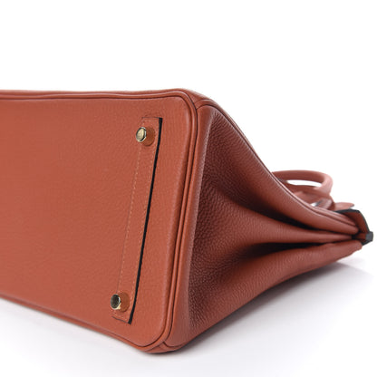Hermes Togo Birkin 30 Cuivre 8 of 42