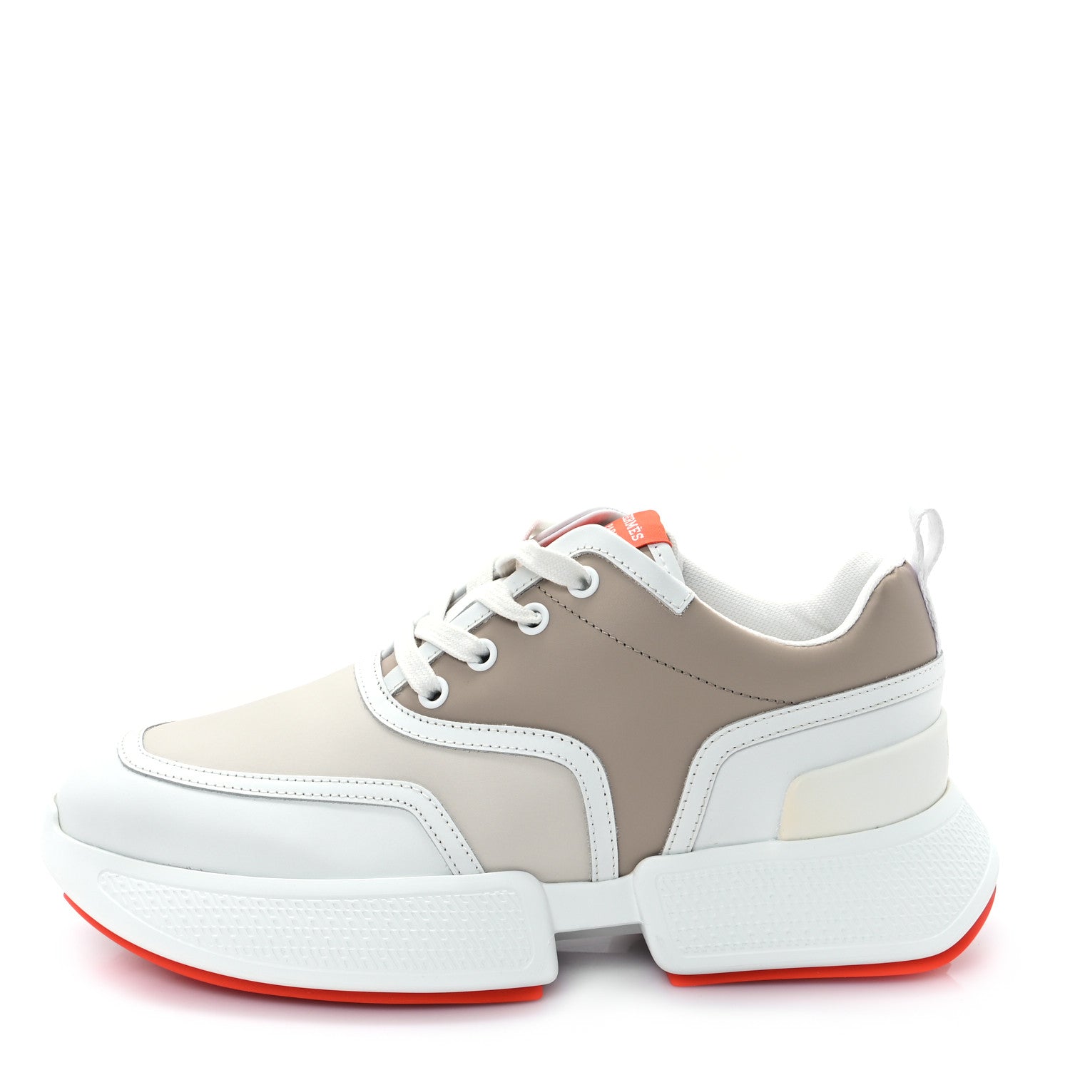 Hermes Calfskin Womens Giga Sneakers  38 Multicolor White Gomma 1 of 9