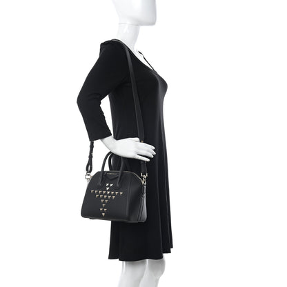Givenchy Smooth Calfskin Triangle Studded Mini Antigona Black 2 of 11