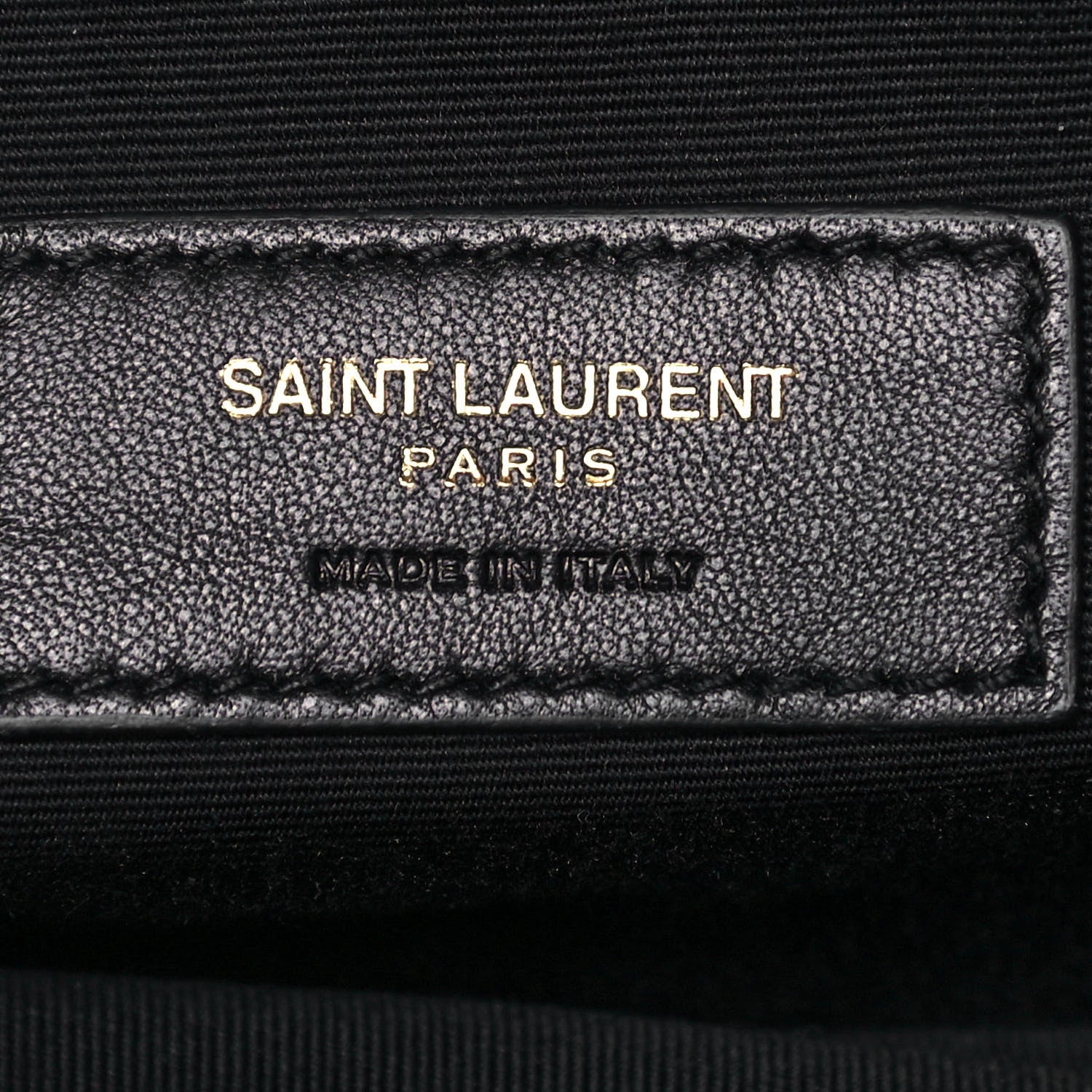 Saint Laurent Velour Matelasse Monogram Lou Belt Bag Black 5 of 11