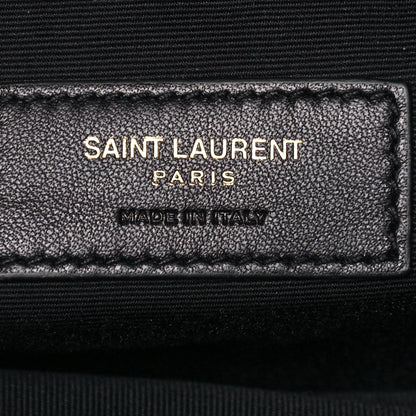 Saint Laurent Velour Matelasse Monogram Lou Belt Bag Black 5 of 11