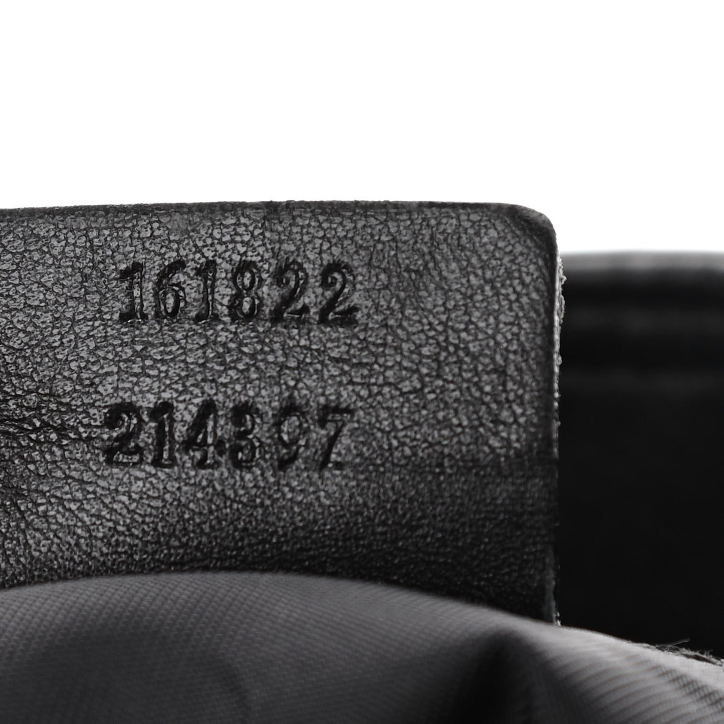 Guccissima Nylon Messenger Bag Black