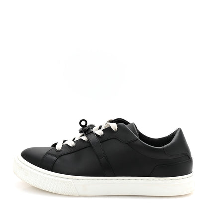 Hermes Calfskin Day Sneakers 38 Black 1 of 10