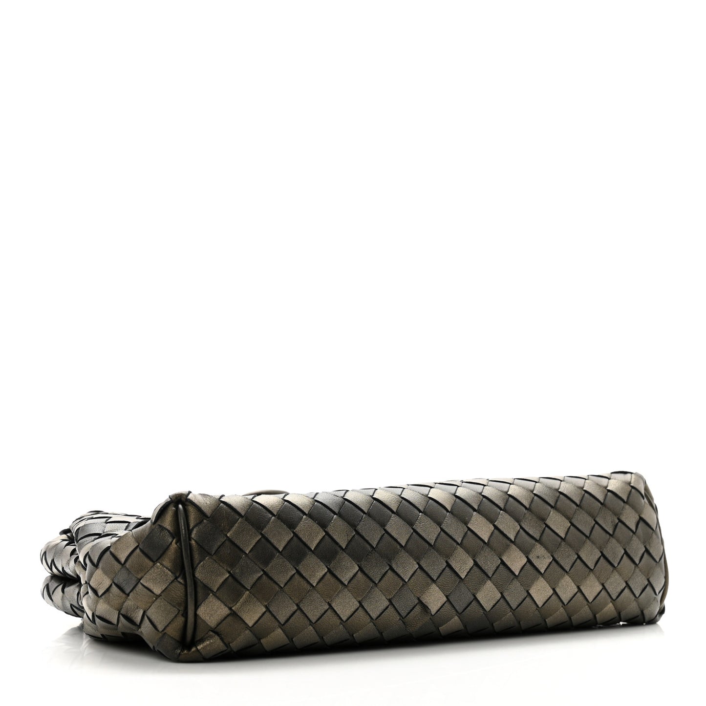 Nappa Intrecciato The Lauren 1980 Clutch Platinum